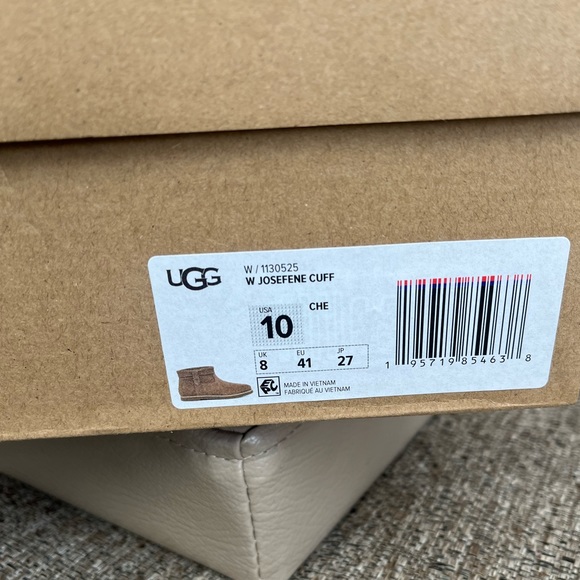 🎉HP🎉🆕UGG Josefene Cuff Chestnut Suede Boots❣️ - Picture 10 of 11